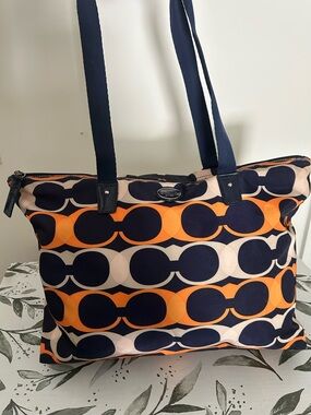 Coach Getaway Signature tote bag with matching pouch